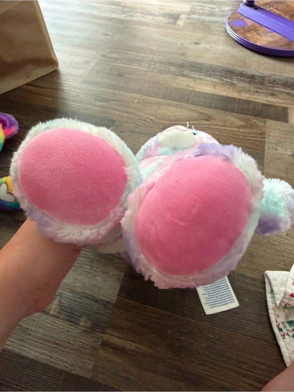 Build-a-Bear tie dye cat plush stuffed animal toy